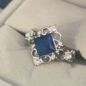 Antique Sapphire Ring Sz 6.5